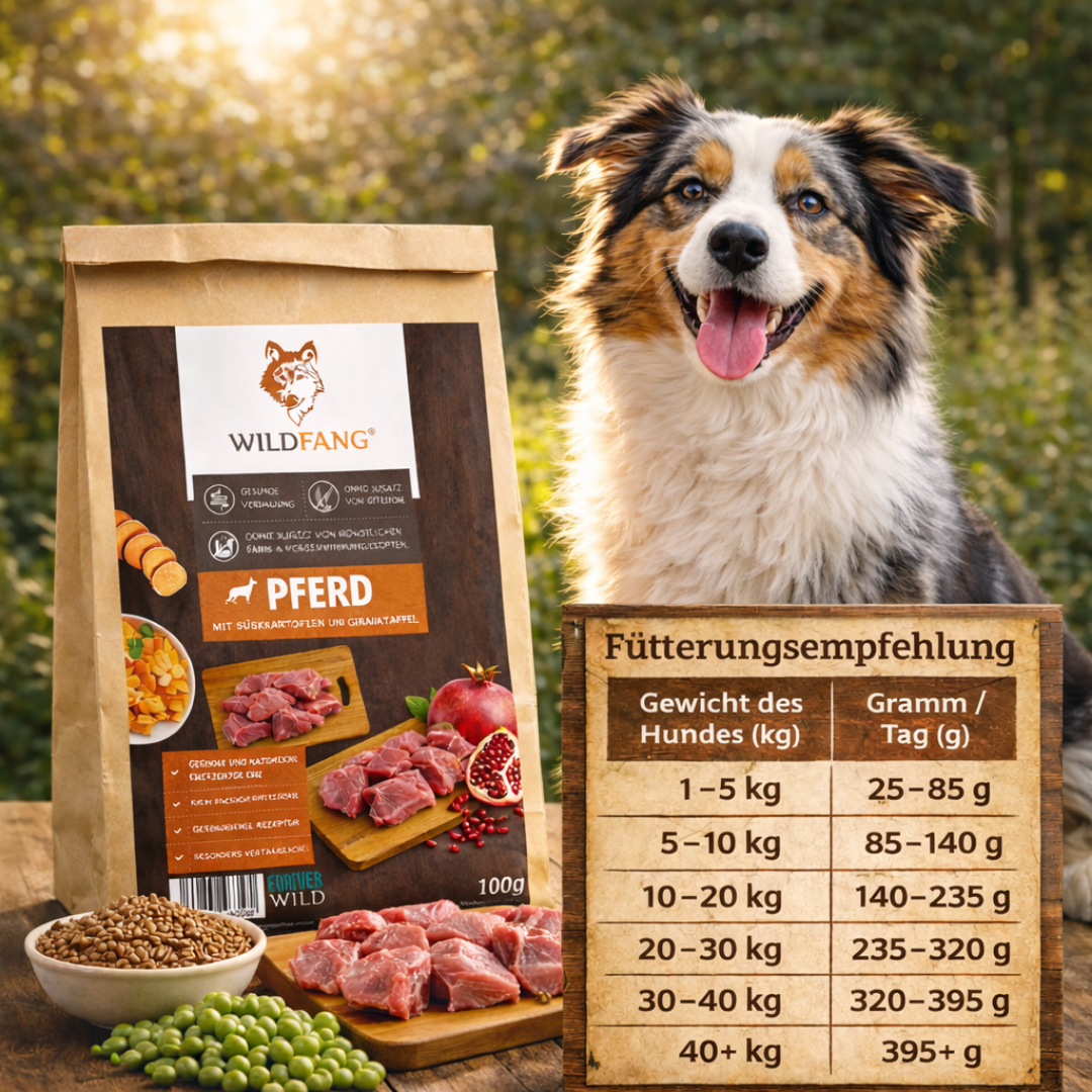 Adult Trockenfutter mit Pferd - getreidefrei-Hundefutter-Wildfang Petcare GmbH-