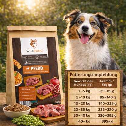 Adult Trockenfutter mit Pferd - getreidefrei-Hundefutter-Wildfang Petcare GmbH-