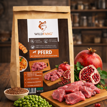 Adult Trockenfutter mit Pferd - getreidefrei-Hundefutter-Wildfang Petcare GmbH-