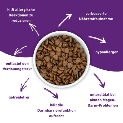 VetLine Trockenfutter mit Peptiden für Hunde - Gastrointestinal - 2 x 1,5 kg-Hundefutter-Wildfang Petcare GmbH-