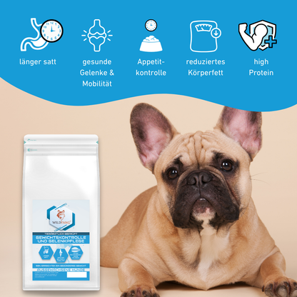 VetLine Trockenfutter mit Peptiden für Hunde - Gewichtskontrolle und Gelenkpflege-Hundefutter-Wildfang Petcare GmbH-