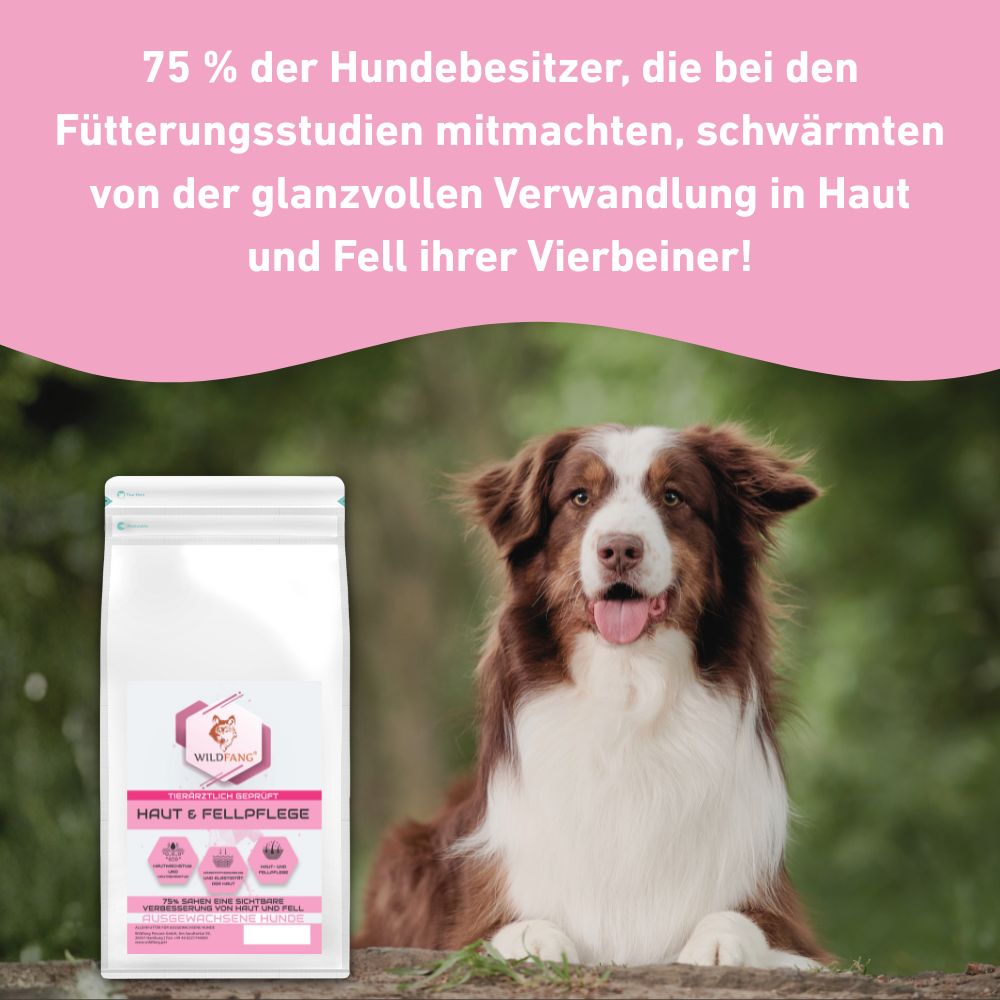 VetLine Trockenfutter mit Peptiden für Hunde - Haut und Fell - 2 x 1,5 kg-Hundefutter-Wildfang Petcare GmbH-
