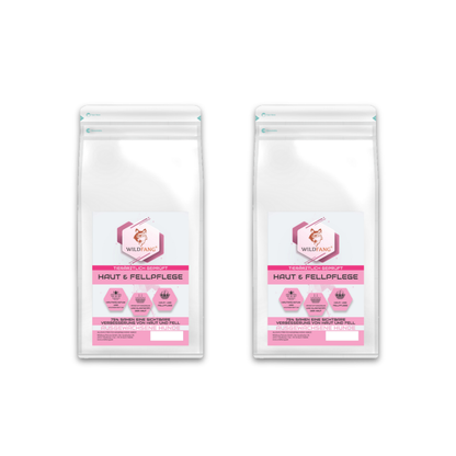 VetLine Trockenfutter mit Peptiden für Hunde - Haut und Fell - 2 x 1,5 kg-Hundefutter-Wildfang Petcare GmbH-