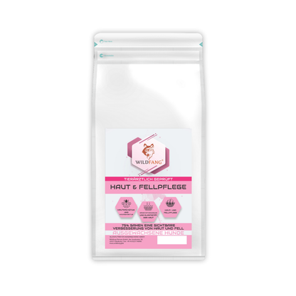 VetLine Trockenfutter mit Peptiden für Hunde - Haut und Fell-Hundefutter-Wildfang Petcare GmbH-