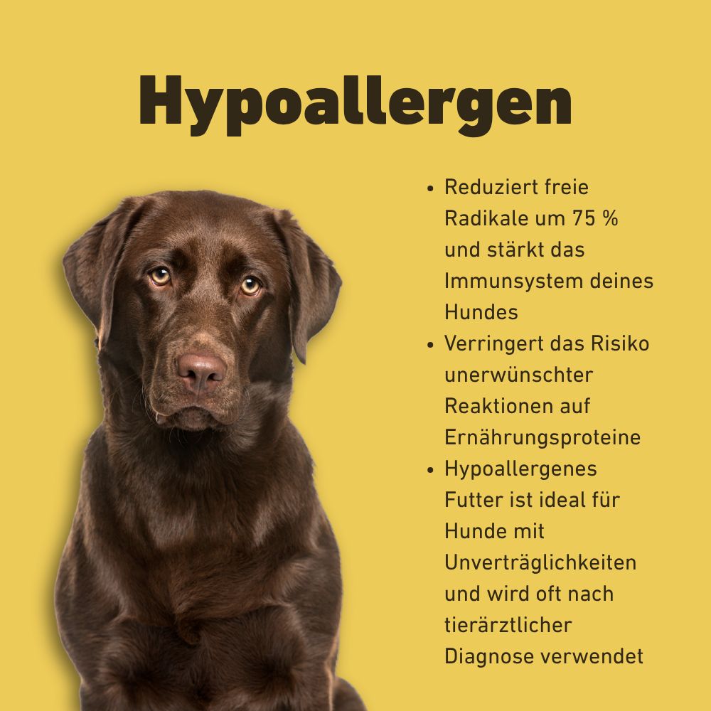 VetLine Trockenfutter mit Peptiden für Hunde - Hypoallergen - 2 x 1,5 kg-Hundefutter-Wildfang Petcare GmbH-